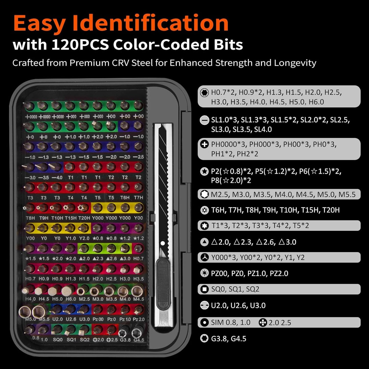 XOOL 132 in 1 Precision Screwdriver Set with Magnetic Driver Kit Professional Electronics Repair Tool Kit for Computer, PC, Mac-Book, Laptop, Tablet, iPhone, Xbox, Game Console