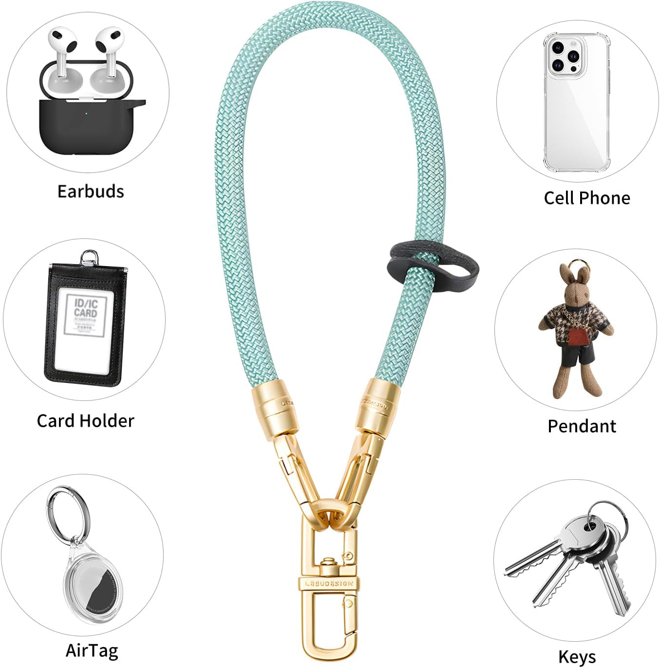 Universal Cell Phone Lanyard Wrist Strap,Phone Bracelet Strap,Phone Charms Strap