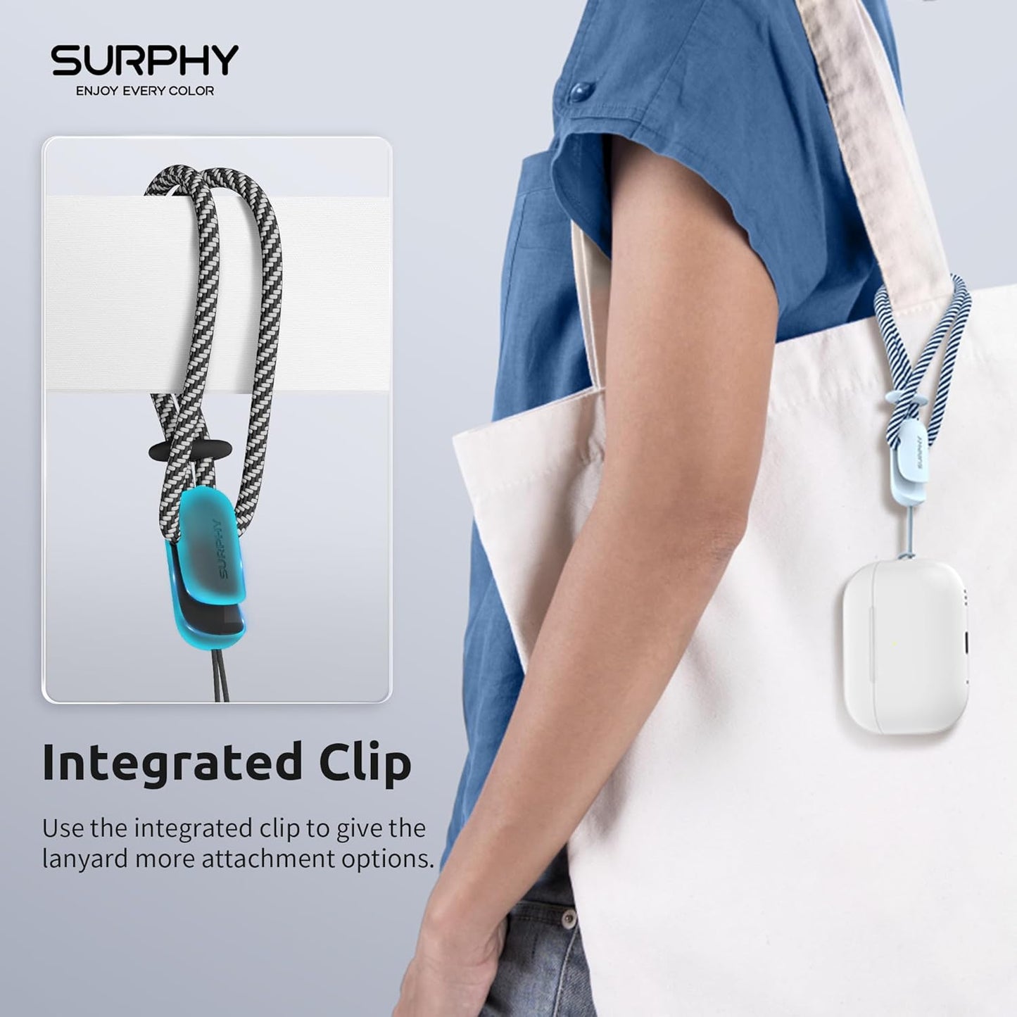 SURPHY 3 Pack Phone Wrist Strap with CellPhone Tether Tab, Cellphone Lanyard, Phone Strap with 2-Color Braided, Wrist Lanyard