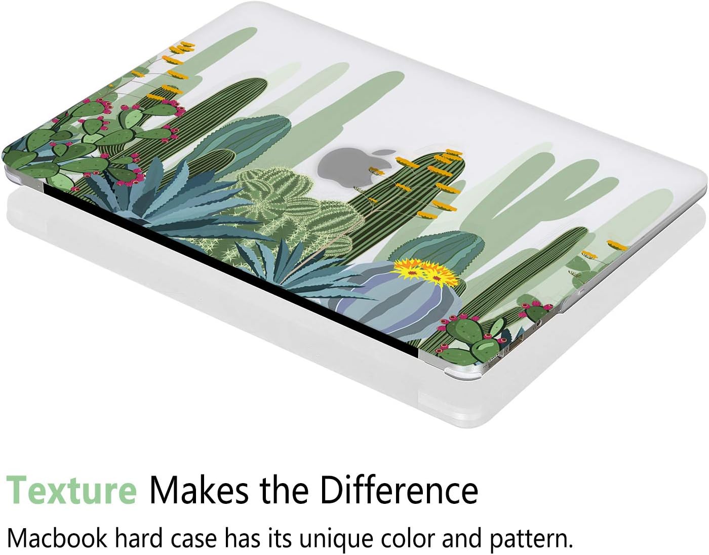 Case for MacBook Pro 13 inch M2 M1 A2338 A2289 A2251 A2159 A1989 A1706 A1708 2023-2016 Release, Matte Clear Hard Cover&Keyboard Cover&Screen Protector for Mac Pro 13.3 with Touch ID, Cactus