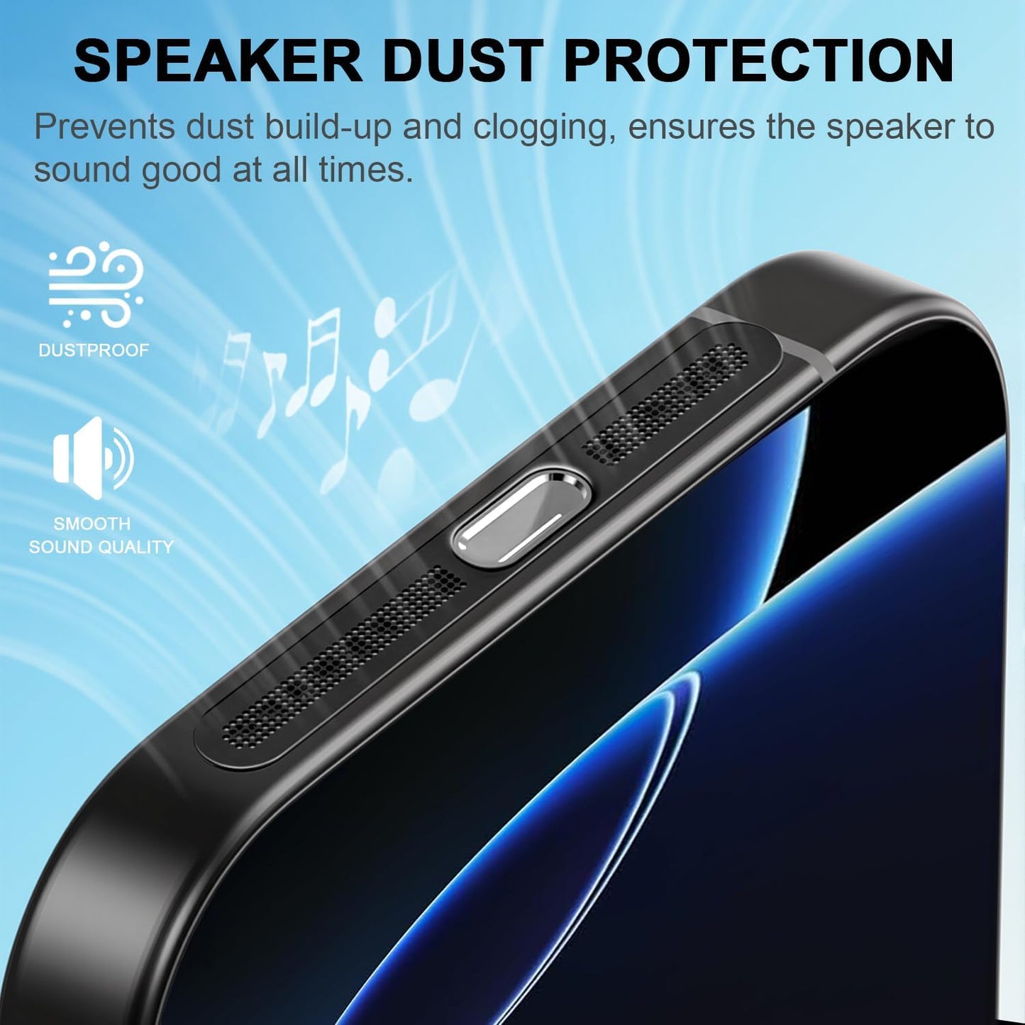 USB C Dust Plug, 10 Pack USB C Port Cover, Phone Speaker Dust Cover and Type C Charging Port Plug Protector Cover for iPhone 15/ iPhone 16/16 Pro/16 Pro Max, iPhone 17