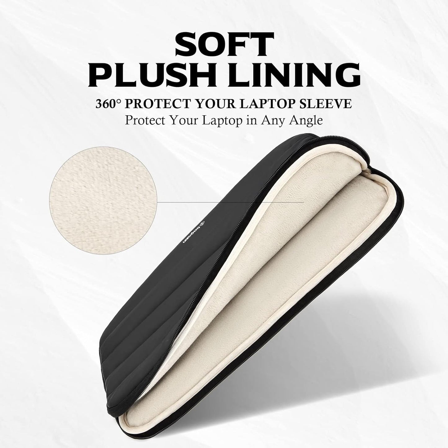 Laptop Sleeve Bag, 15 15.6 16 Inch TSA Laptop Bag Protective Sleeve Waterproof with 4-Layer Protection Laptop Sleeve for MacBook, HP, Dell, Lenovo, Asus Notebook