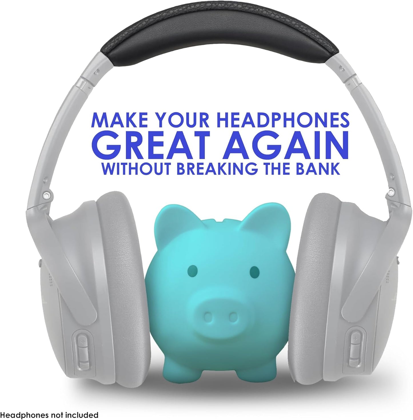 AHG QC35 ii Headband / QC35 Headband pad Cushion kit. Compatible w/Bose QuietComfort 35 ii / QC35 Headphones (Black). Premium Headband Design | Seamless DIY Assembly | Superior Comfort and Durability