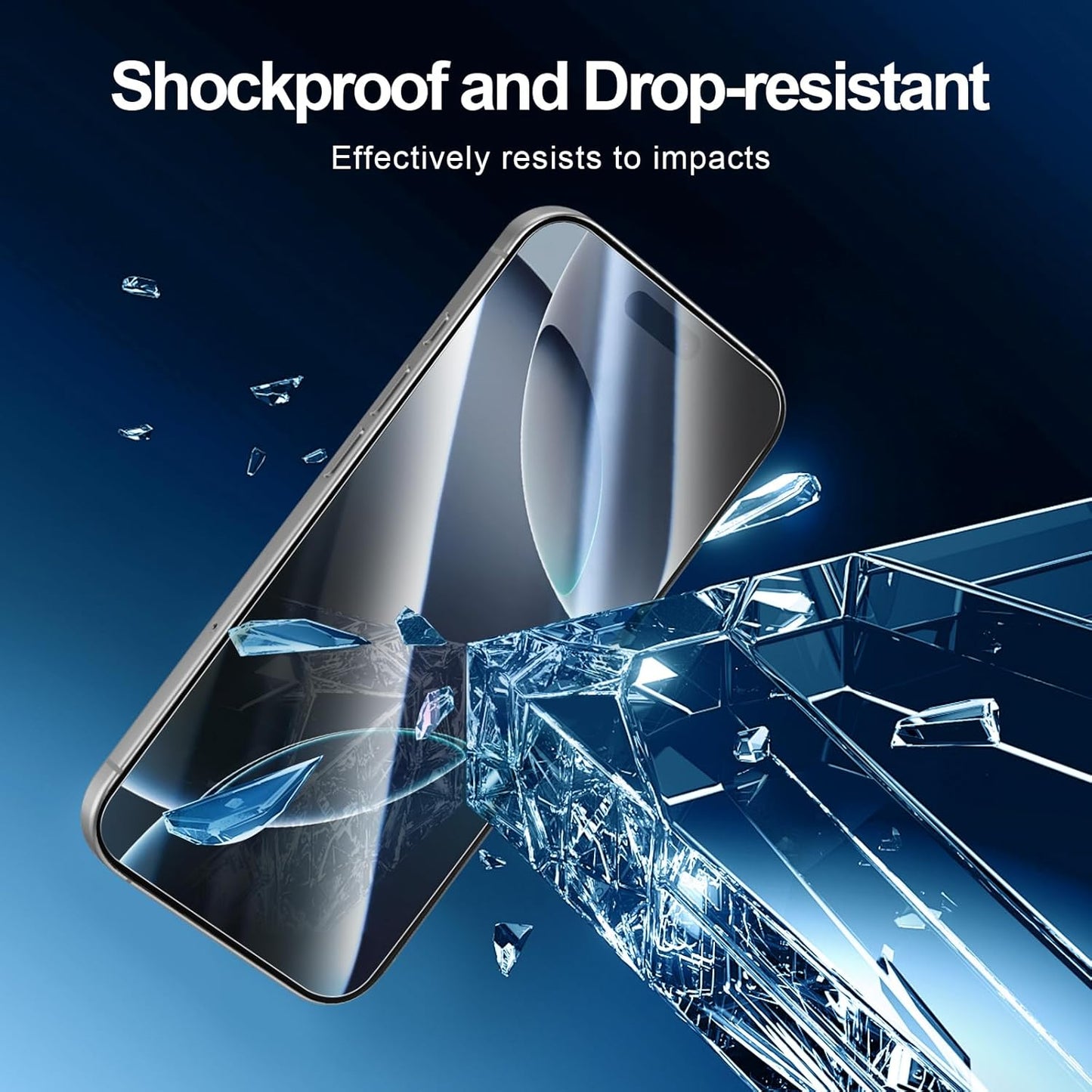 NEW'C 3 Pack Designed for iPhone 16 Pro Max Screen Protector (6.9 inches), Enhanced Tempered Glass Protection with easy installation tool included,Case Friendly Ultra Resistant