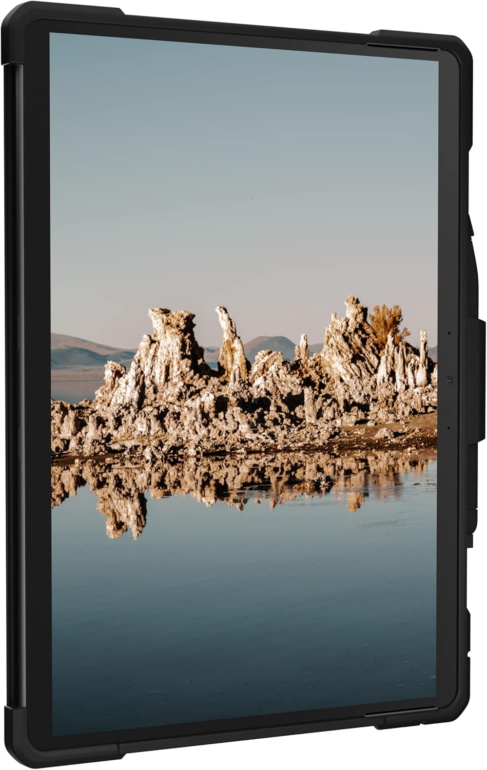 URBAN ARMOR GEAR UAG Designed for Microsoft Surface Pro 11/10/9 Case with Multi-angle Kickstand & Pen Holder Compatible with Type Cover Keyboard Rugged Protective Cover Heavy Duty, Metropolis SE Black