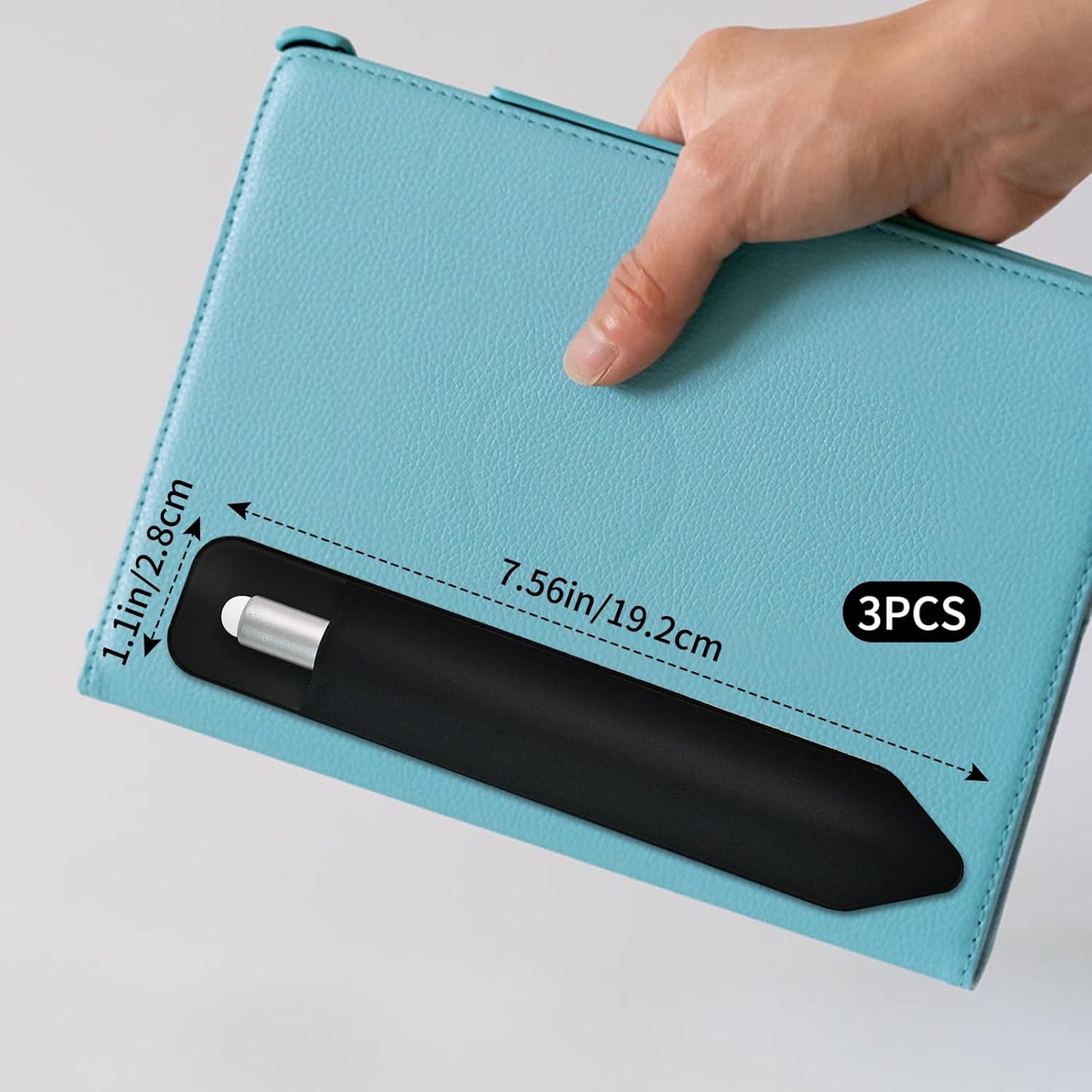 Silicone Pencil Holder Stylus Pen Case Holder Compatible with Pencil Pro 1st 2nd & USB-C (2 Pcs)