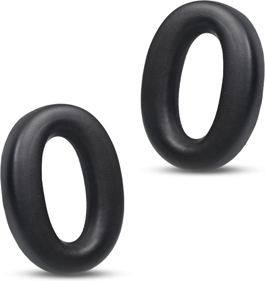 Replacement Ear Pads for Headphones - Compatible for Sony MDR-1000x/WH-1000xm2 | Premium Protein Leather Cushions with Soft Memory Foam for Comfort - Black