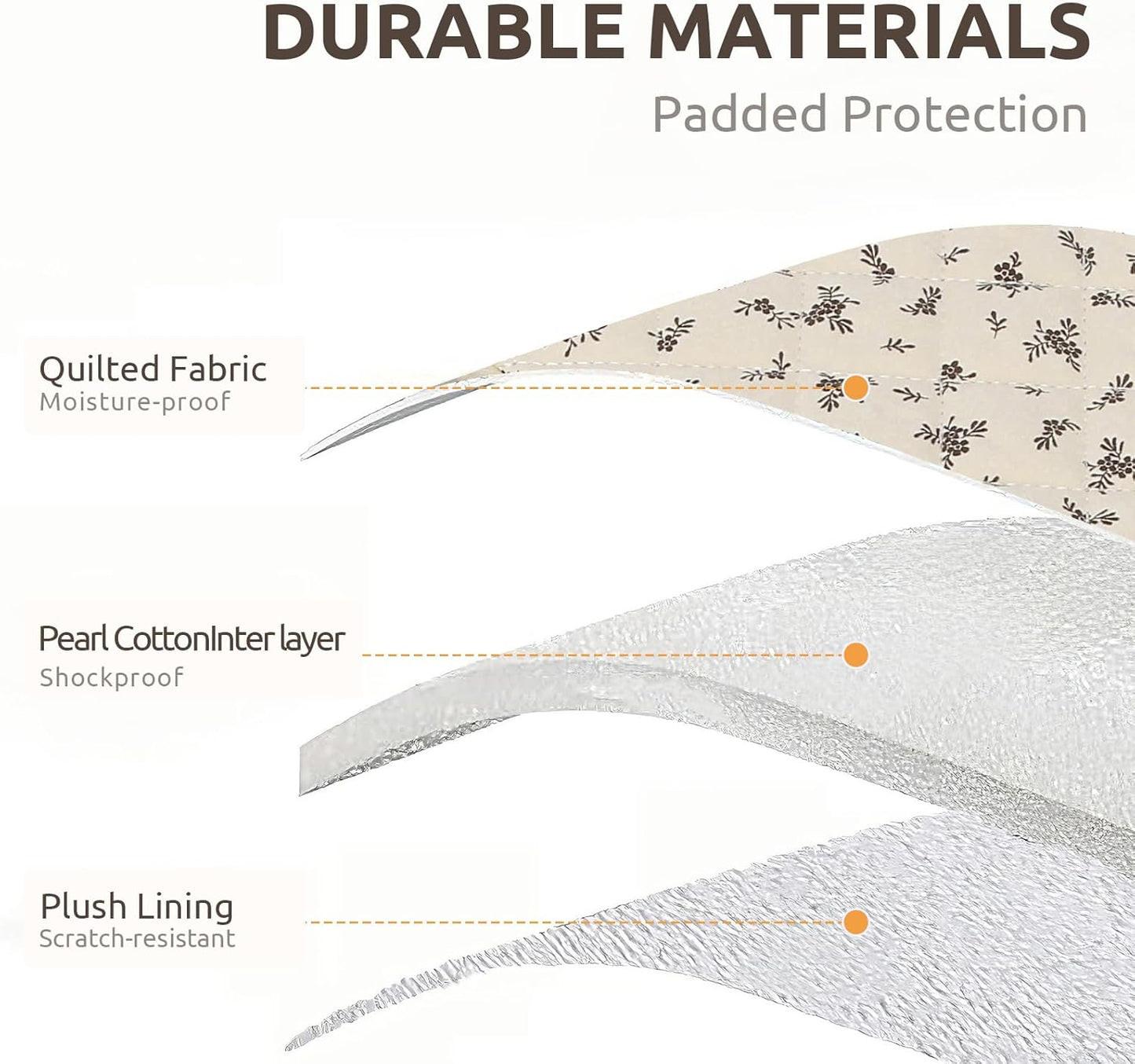 Puffy Laptop Sleeve 13-15.6 Inch Cute Quilted Laptop Protective Case Padded Floral Computer Sleeve for MacBook (A-Black, 13 Inch)