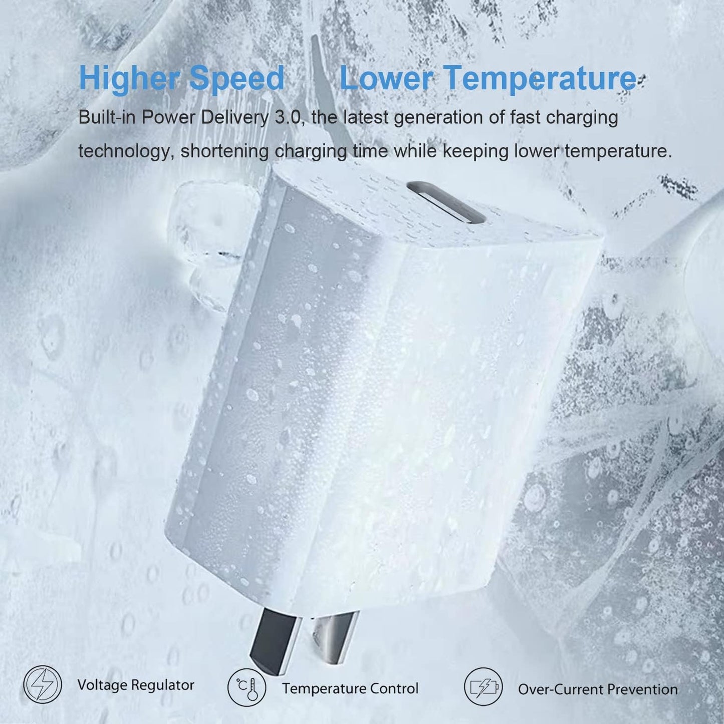 iPhone 15 14 13 Charger Block,20W PD USB C Charger iPhone Fast Charger Plug Type C Wall Charger,PD Durable USB-C Power Delivery Adapter Box Compatible with iPhone 15/15 Pro Max/14/13 Mini/12/11,iPad