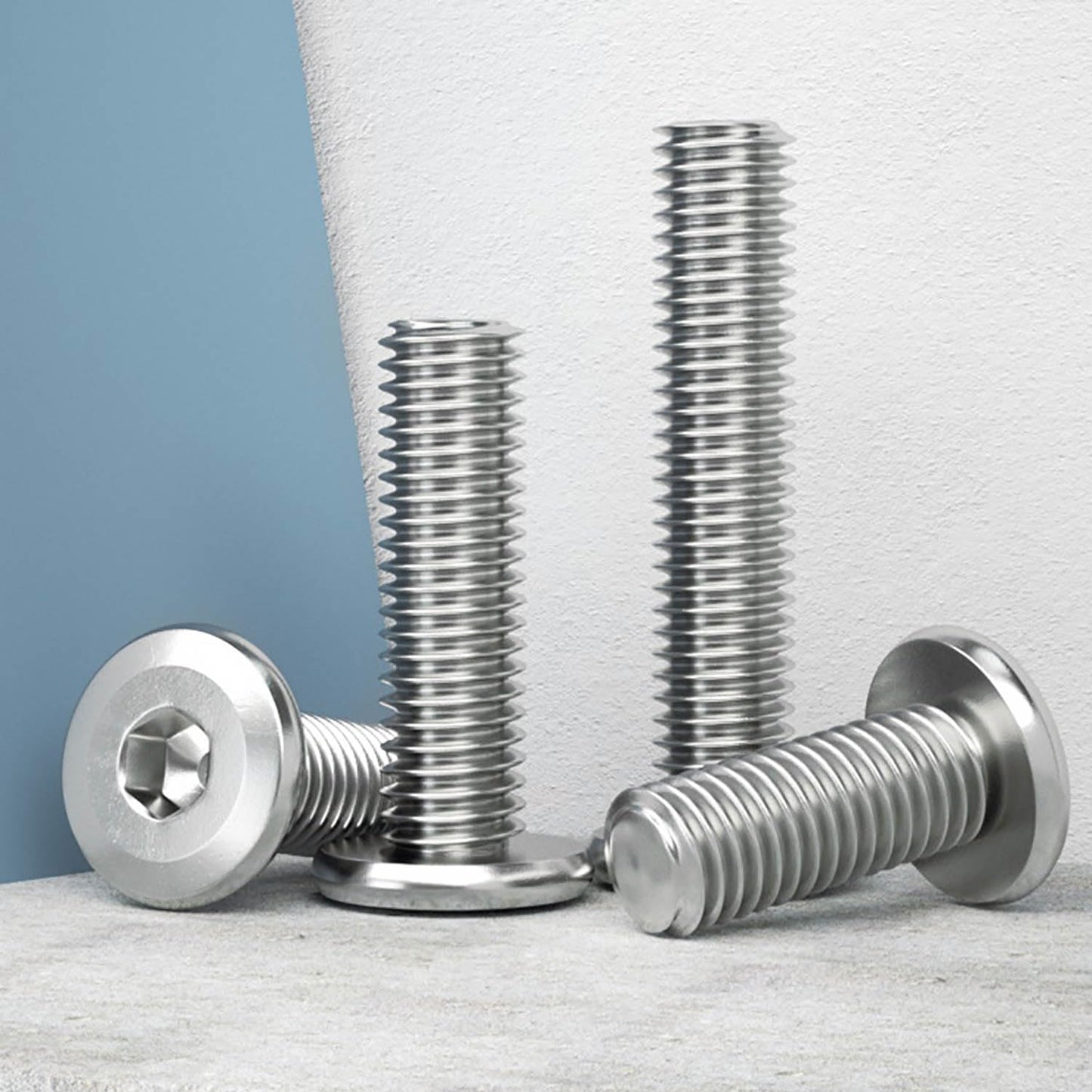 1/4-20 x 1-1/2" (20 Pack) Flat Head Hex Socket Cap Screws Bolts, 304 Stainless Steel 18-8, Hex Drive, Bright Finish, Fully Machine Thread