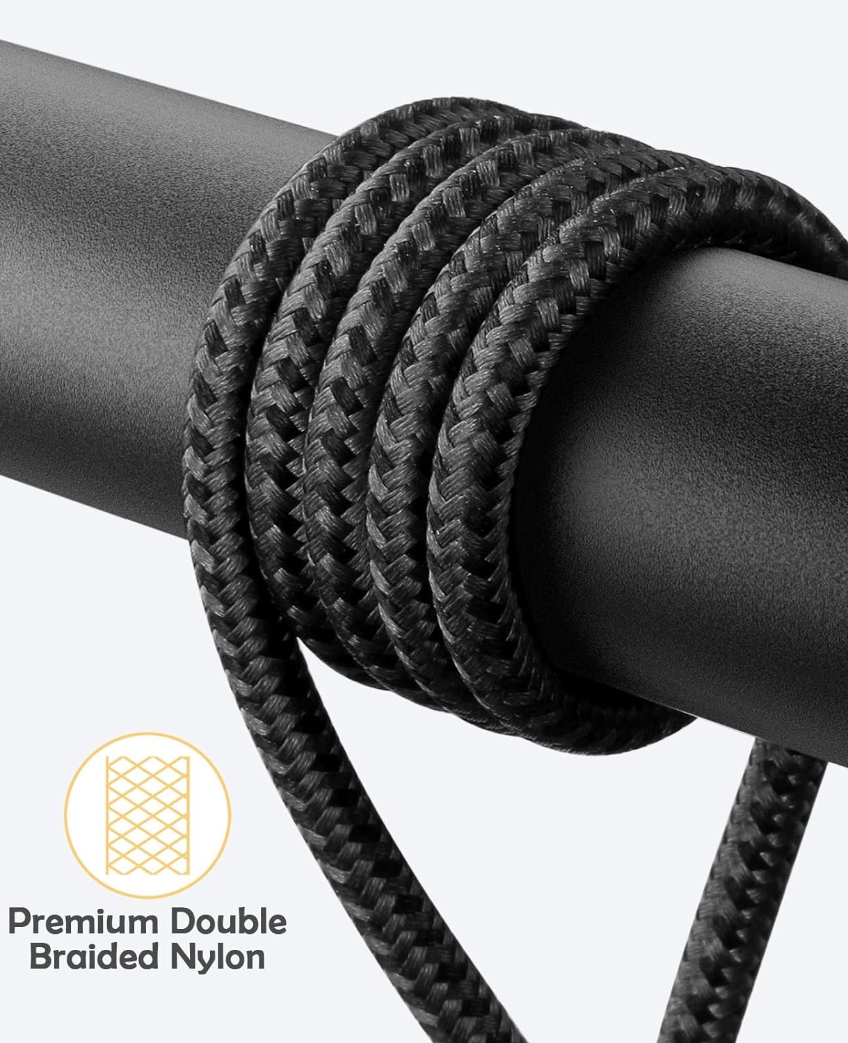 USB C to Lightning Cable [Apple MFi Certified] iPhone Charger Fast Charging 2Pack 10FT Long Nylon 90 Degree Type C iPhone Charger Cord Compatible with iPhone 14/13/12/11/XS/XR/X/8/iPad and More