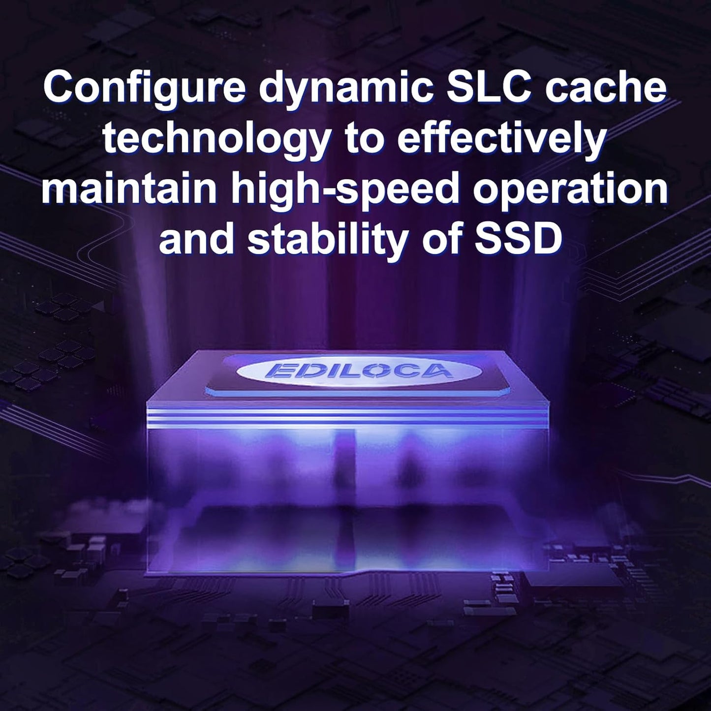 4TB M2 NVME SSD with Heatsink - PCIe Gen4.0 NVMe M.2 2280 3D NAND QLC, 5000MB/s Read, Internal Solid State Drive for PS5/PC, Dynamic SLC Cache, PS5 Storage Expansion, 5-Year Warranty(EN760)