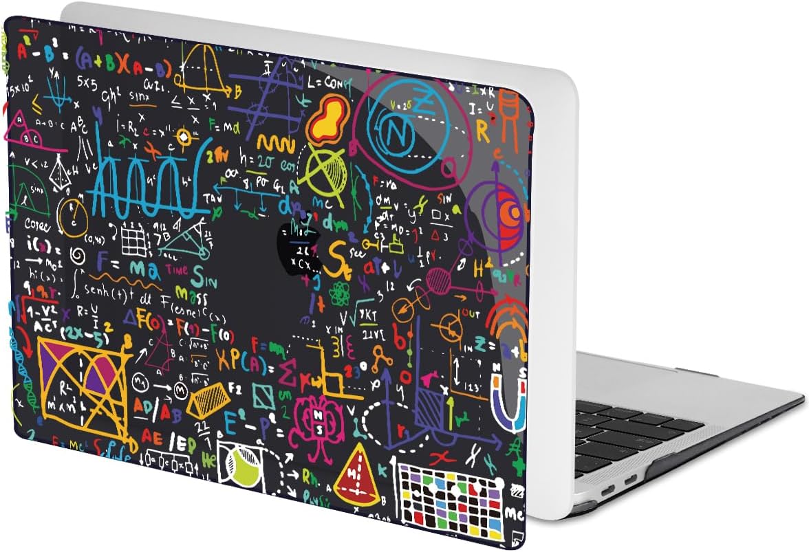 Compatible with MacBook Pro 13 inch Case M2 M1 A2338 2022 2021 2020-2016 A2251 A2289 A2159 A1989 A1706, Pattern Plastic Hard Shell Keyboard Cover Screen Film Webcam Cover, Abundant Formula