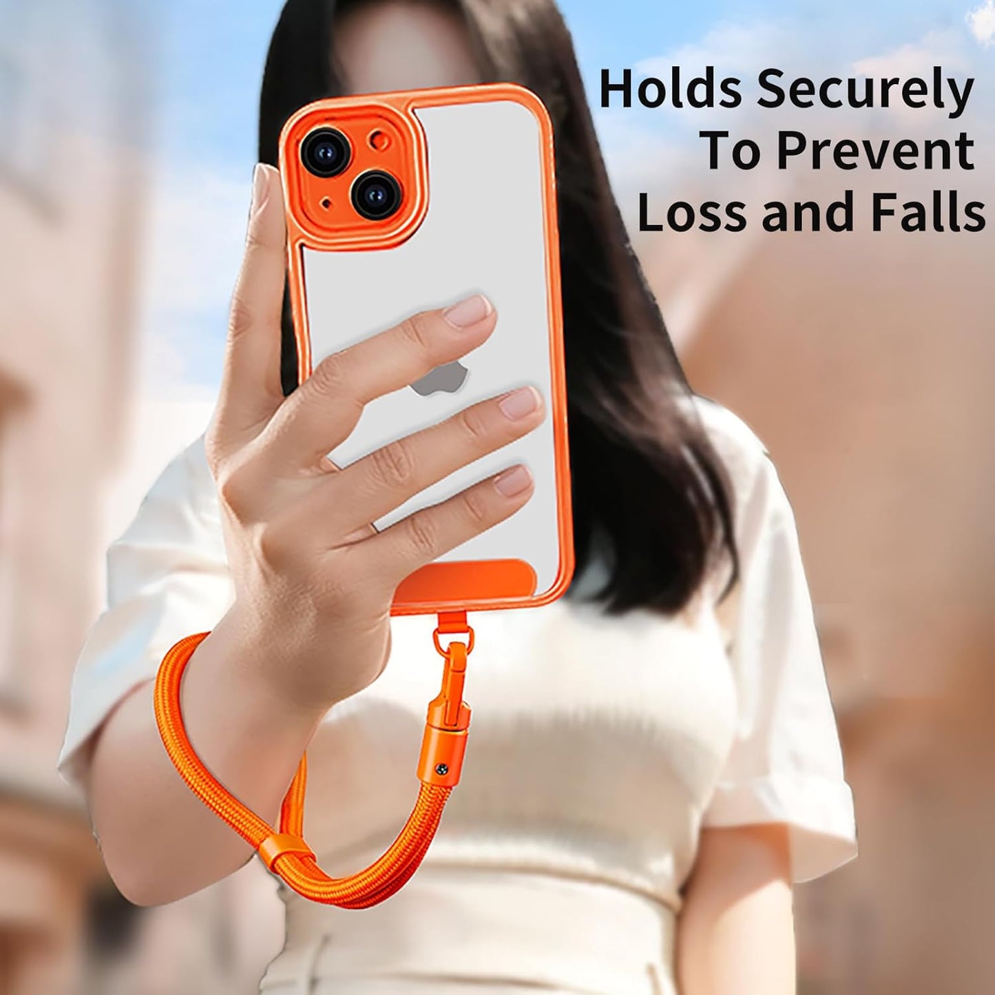 Universal Adjustable Phone Wrist Strap With 2 Metal Tether Tabs，Wristlet & Hand Cell Phone Lanyard for Women and Men