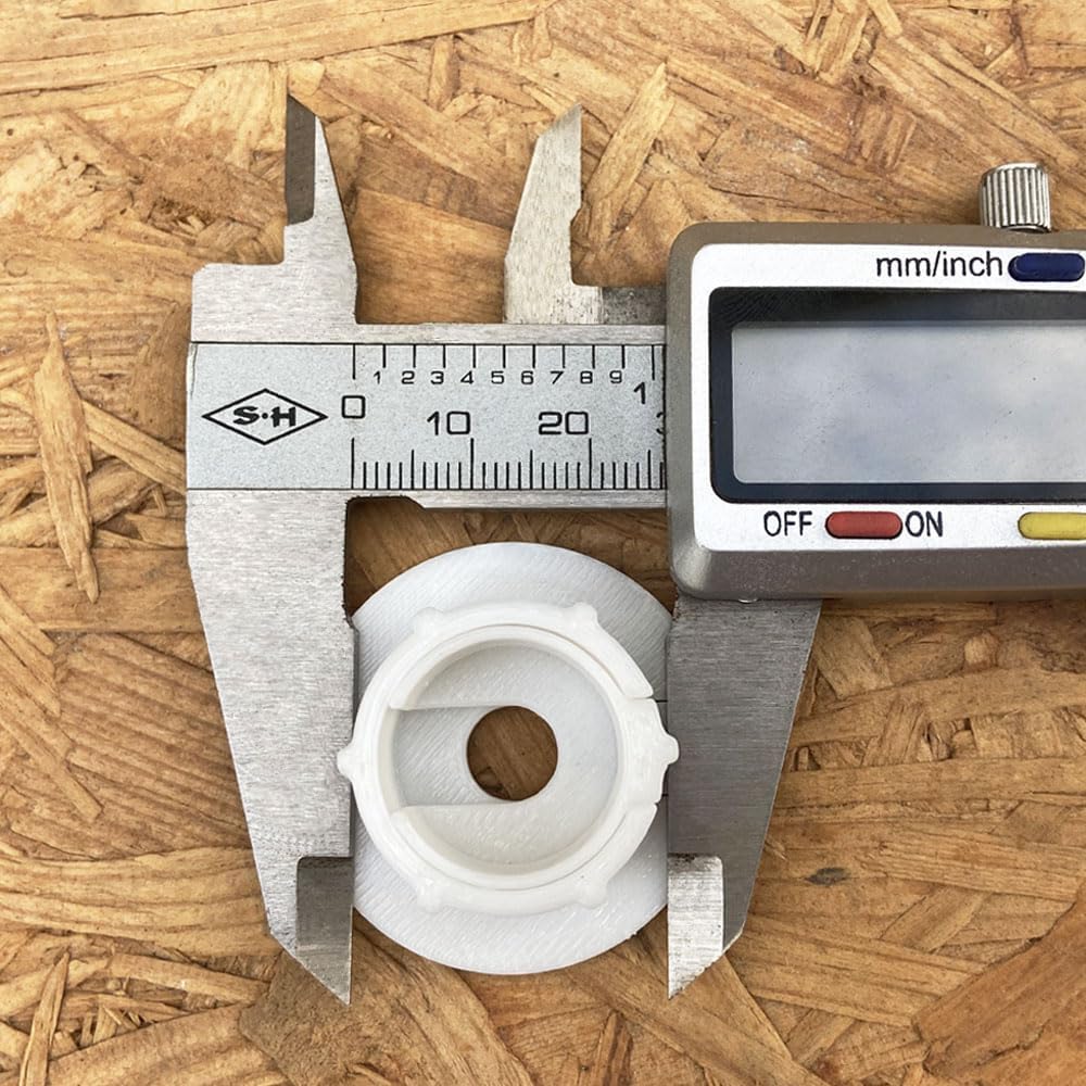 Wall Bushing Grommet for Starlink Dishy Router Ethernet adapter Cable, Starlink Cable Routing Kit Feed-Through for 1 inch Wall Hole and Furnitures Wire Hole (White, 1 Pack)