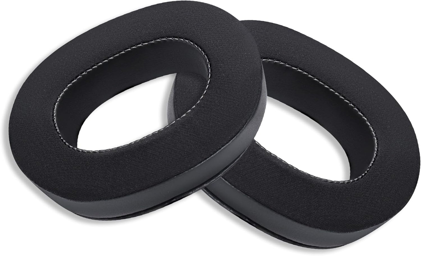 Replacement Ear Pads for Headphones - Compatible for Sony MDR-1000x/WH-1000xm2 | Premium Ice Silk Cloth Cooling Gel Cushions with Soft Memory Foam for Comfort - Black
