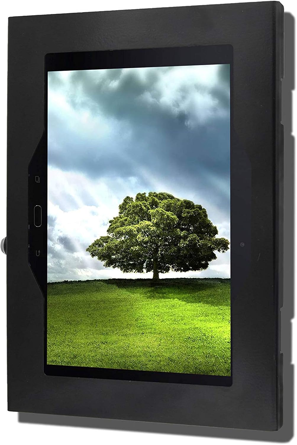 TABcare Locking Anti-Theft Metal Case for Samsung Galaxy TAB A 10.5" Tablet for Kiosk, POS, Store, Show Display, Time Clock (TAB A 10.5, Black)