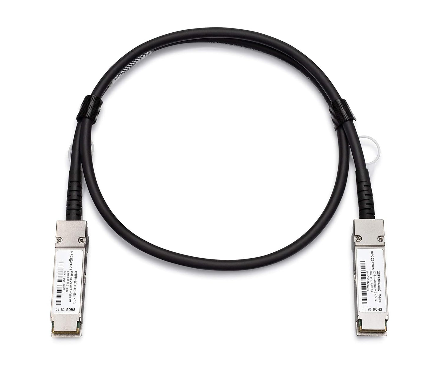 Compatible with Fortinet SP-Cable-FS-QSFP+3 QSFP to QSFP Twinax Cable | 40G DAC Passive 3m SP-Cable-FS-QSFP+3-HPC