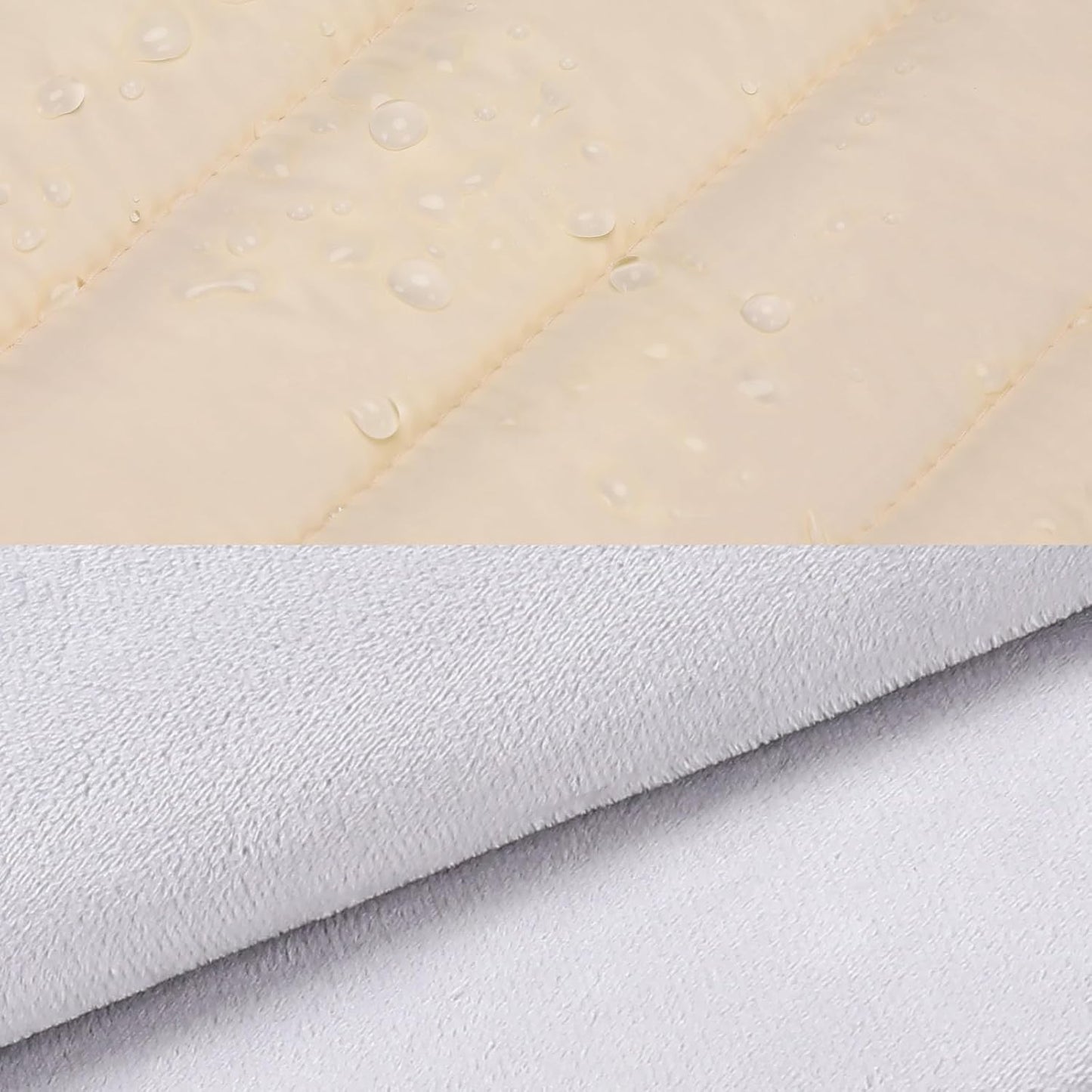 MOSISO 15-15.6 inch Laptop Case, 16 inch Puffy Laptop Sleeve Compatible with MacBook Pro 16, HP Dell ASUS Acer Toshiba Lenovo Notebook Computer, Polyester Horizontal Bag with Small Case, Apricot