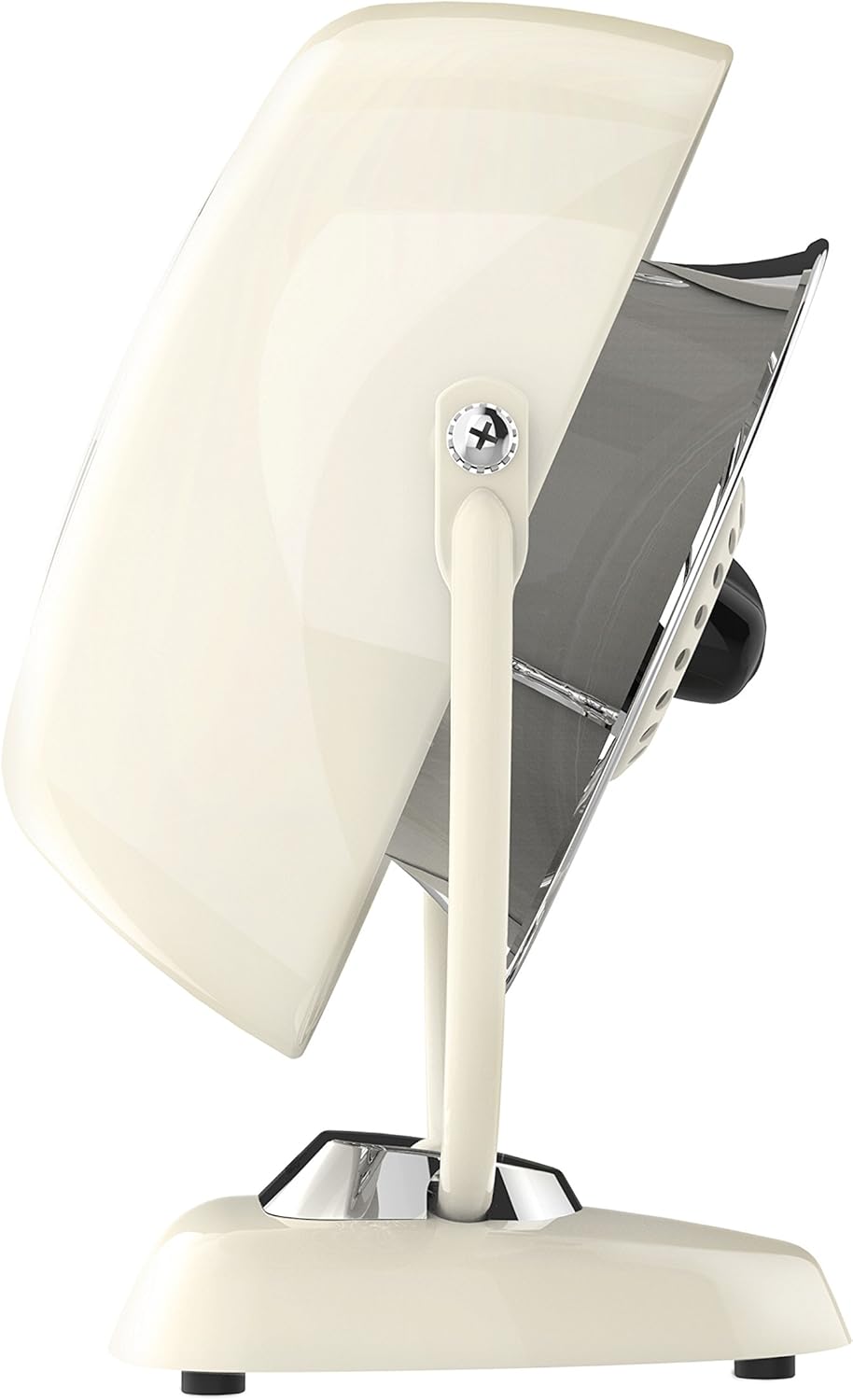 Vornado VFAN™ Jr. Vintage Fan, Small Metal Retro Air Circulator for Cooling & Décor, 2 Speed Settings, Adjustable Tilt, Powerful Airflow, Vintage White