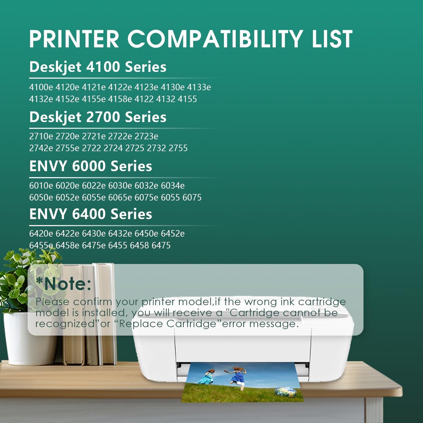 67XL Ink Cartridges Black Color Combo Pack Replacement for Ink 67 67XL 67XXL DeskJet 2755e 2755 2700e 2700 2734e 4155e Envy 6055e 6400 6000 Envy Pro 6458 Printer 1 Black