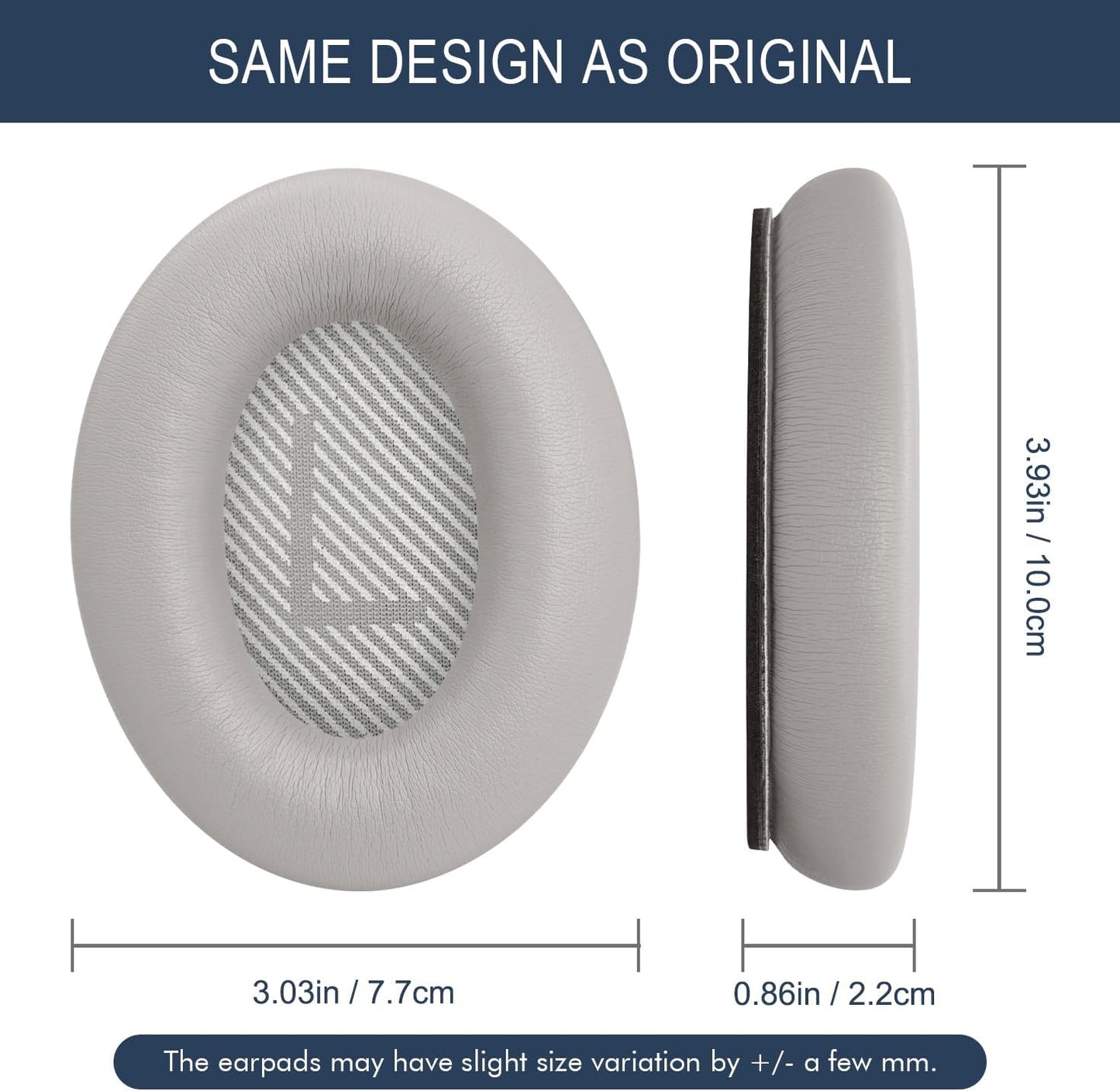 Premium Replacement Ear Pads for Bose QC35 & QC35ii Headphones Made by GEVO - Comfortable Adaptive Memory Foam and Extra Durable - Fits QuietComfort 35 & 35ii / SoundLink 1&2 AE | Sandstone