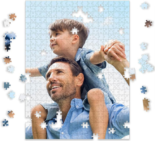 Photo Personalized Puzzle for Father's Day - 500 Piece - I See Me! (Vertical/Portrait)