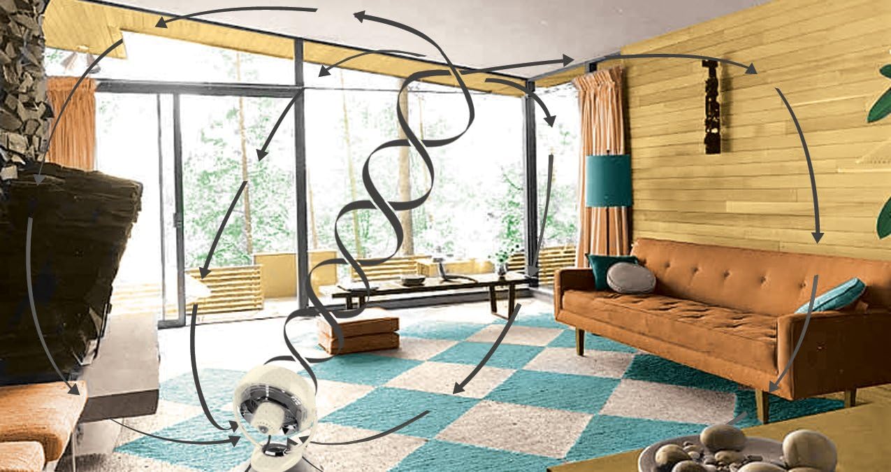 Vornado VFAN™ Sr. Vintage Fan, Large Retro Metal Air Circulator for Cooling & Decor, 3 Speeds, Adjustable Tilt, Durable Construction, Powerful Cooling Airflow, Floor Fan for Home, Vintage White