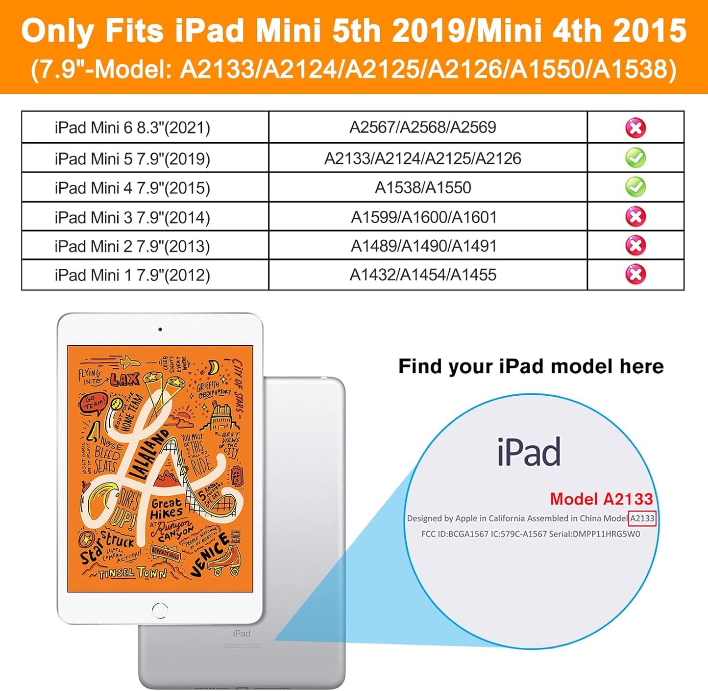 BRAECN iPad mini 5 Case,iPad mini 4 Case, Heavy Duty Shockproof Protective Rugged Case with Pencil Holder,Hand Strap,Kickstand, Shoulder Strap for iPad mini 5th/4th Generation 7.9 Inch for Kids