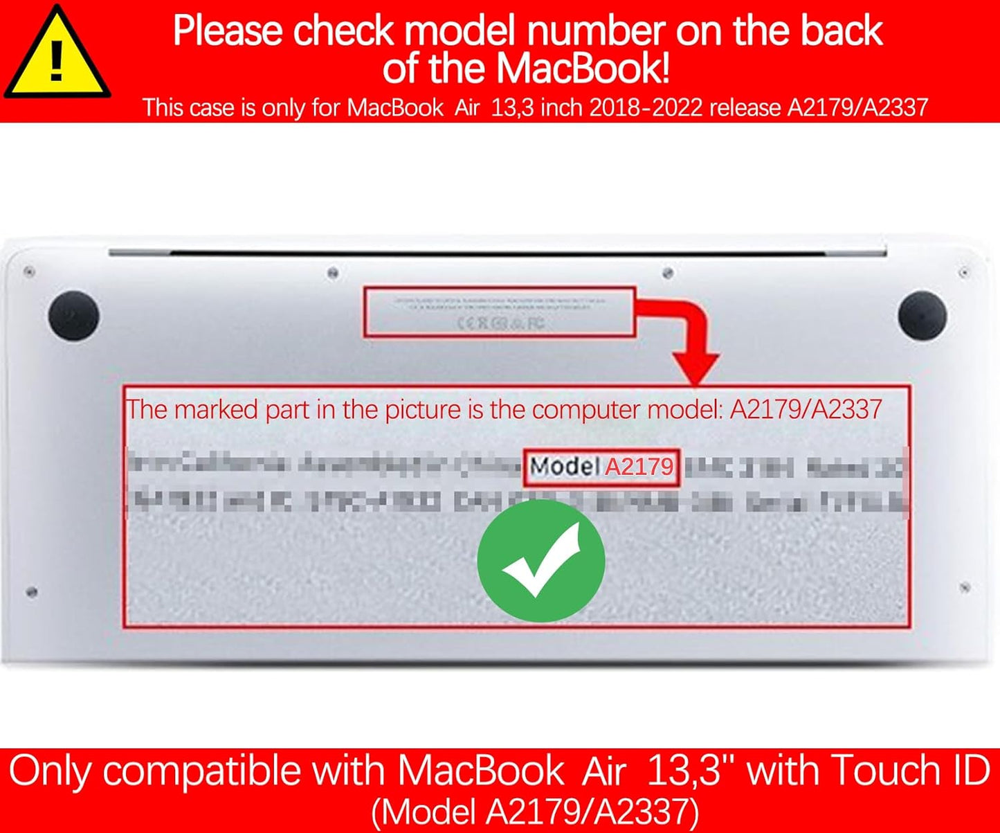 Berkin Arts Compatible with MacBook Air 13 inch Cover, 2022-2018 Release A2179/A2337 M1 with Touch ID with Keyboard Cover & Screen Protector Ukiyo-e (The Kusunoki's Final Attack by Kuniyoshi)