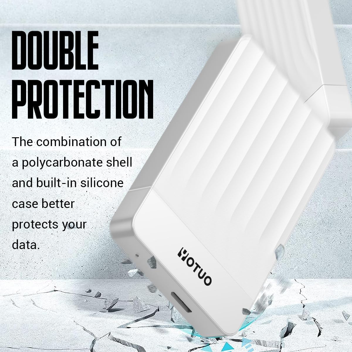 Portable External Hard Drive Storage Expansion Mobile HDD USB 3.0 for PC, Mac, Desktop, Laptop, PS4, PS5, Xbox One X/S, Xbox 360, Xbox Series X/S, Office & Game (White, 320GB)