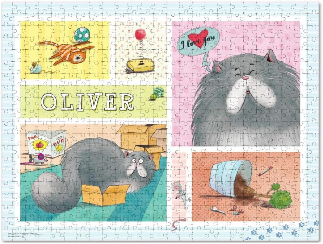 Personalized Cat Puzzle - 500 Pieces - I See Me!