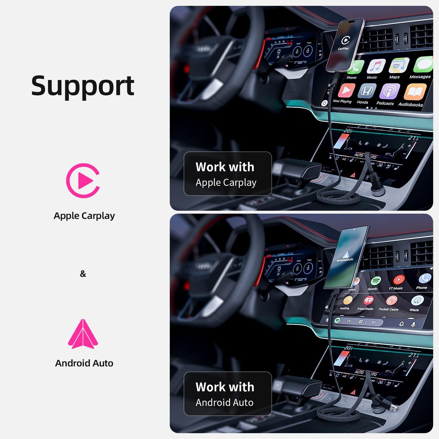 IDISON USB C Cable, 240W MAX 4 in 1 Charging Cord 5FT with E-Mark Chip, Fast Charging USB A/C to C/Lightning Cable for iPhone 16/15/14/13 Series, MacBook/Pad/Android/Tablets and More