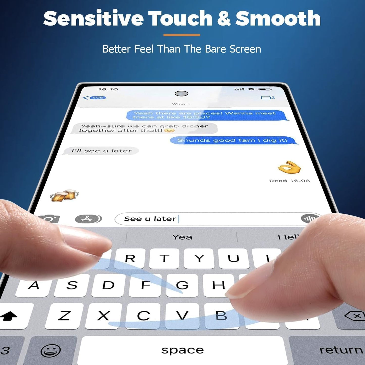 [4Pack] Screen Protector For Galaxy S24 Ultra [Tempered Glass] [Japan Glass with 9H Hardness] Fingerprint unlock with installation frame HD clear Screen Protector