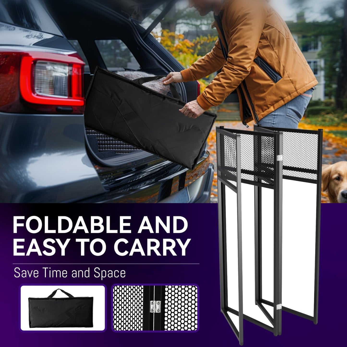 Portable DJ Booth Table,Foldable DJ Table Stand with White & Black Scrim,Adjustable DJ Facade Booth Station Metal Frame with Cable Hole for Private Events, Clubs, Bars (40x20 Double Deck)