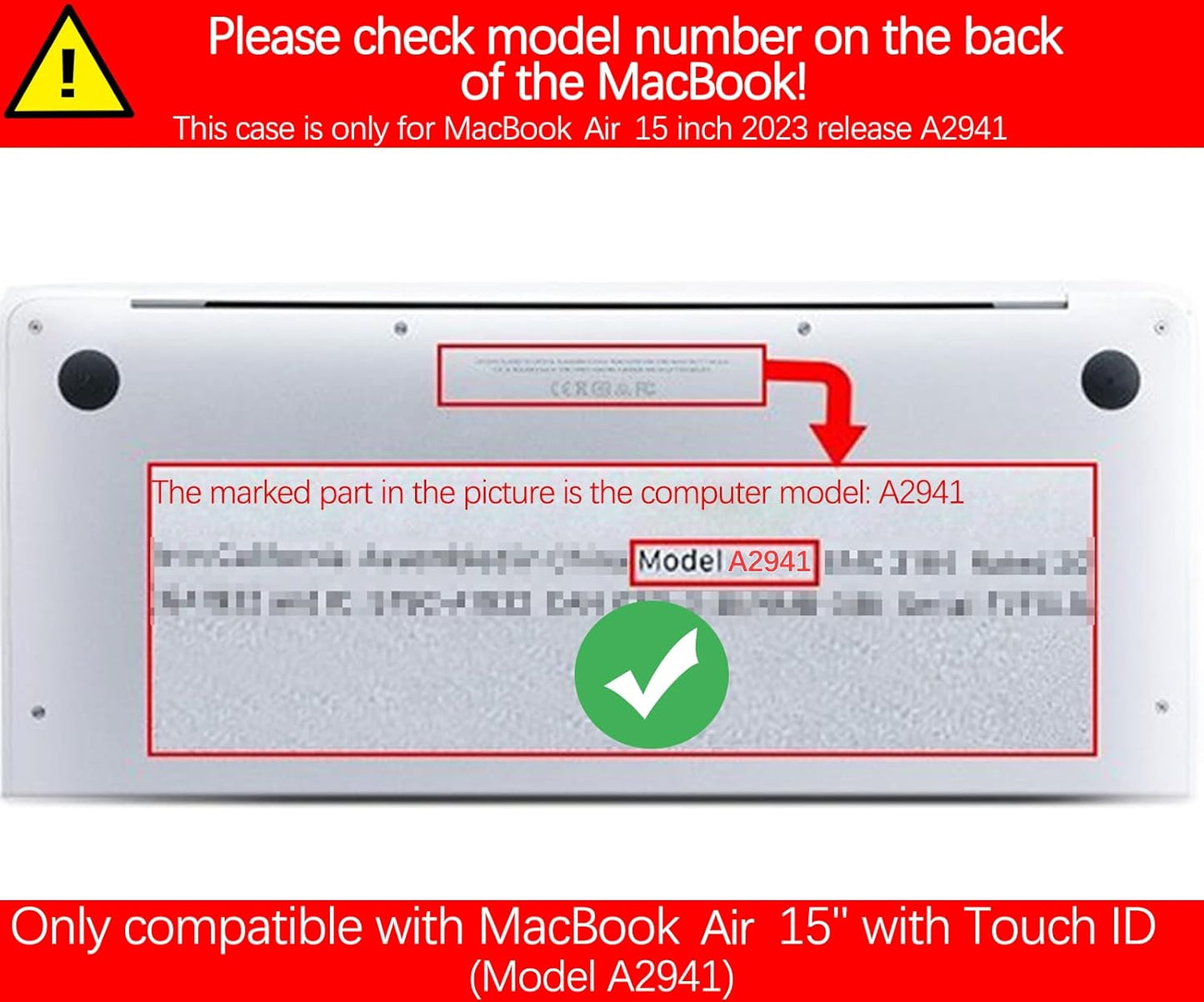 Berkin Arts for MacBook Air 15 inch Case 2025 2024 2023 Release M4 A3241 M3 A3114 M2 A2941 with Keyboard Cover & Screen Protector Abstract Landscape(Lake George Reflection by O'Keeffe)