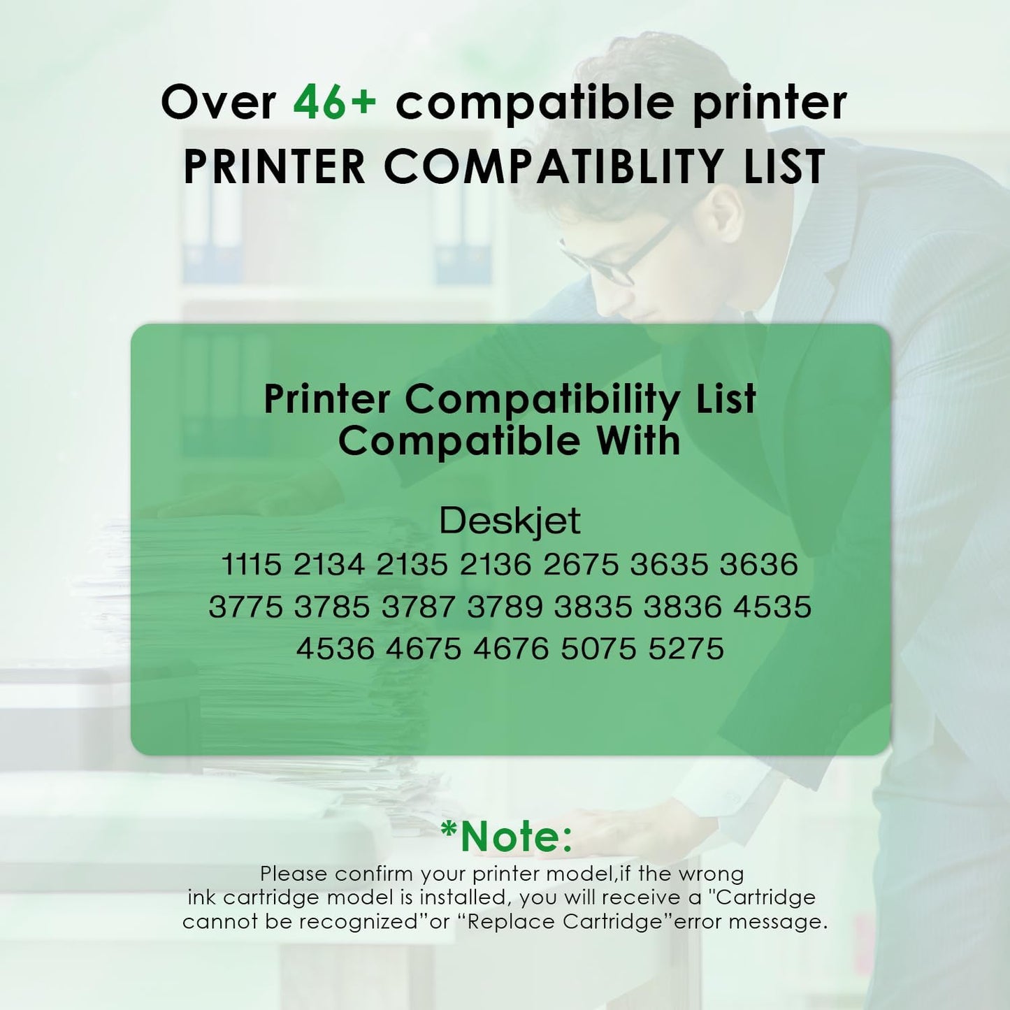 664XL Ink Cartridge Replacement for 664 664XL 664 XL Ink Cartridges Black and Color for DeskJet Ink Advantage 1115 2135 2138 3635 3636 3638 4535 4536 4538 4675 4676 4678 Printer Ink 2 Pack