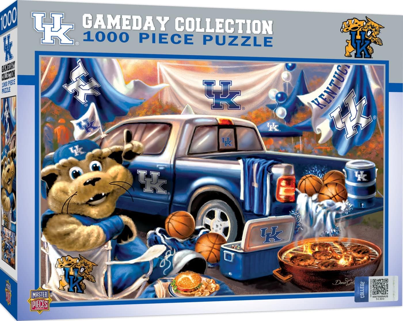 MasterPieces NCAA Gameday Puzzles Collection - Kentucky Wildcats 1000 Piece Gameday Jigsaw Puzzle