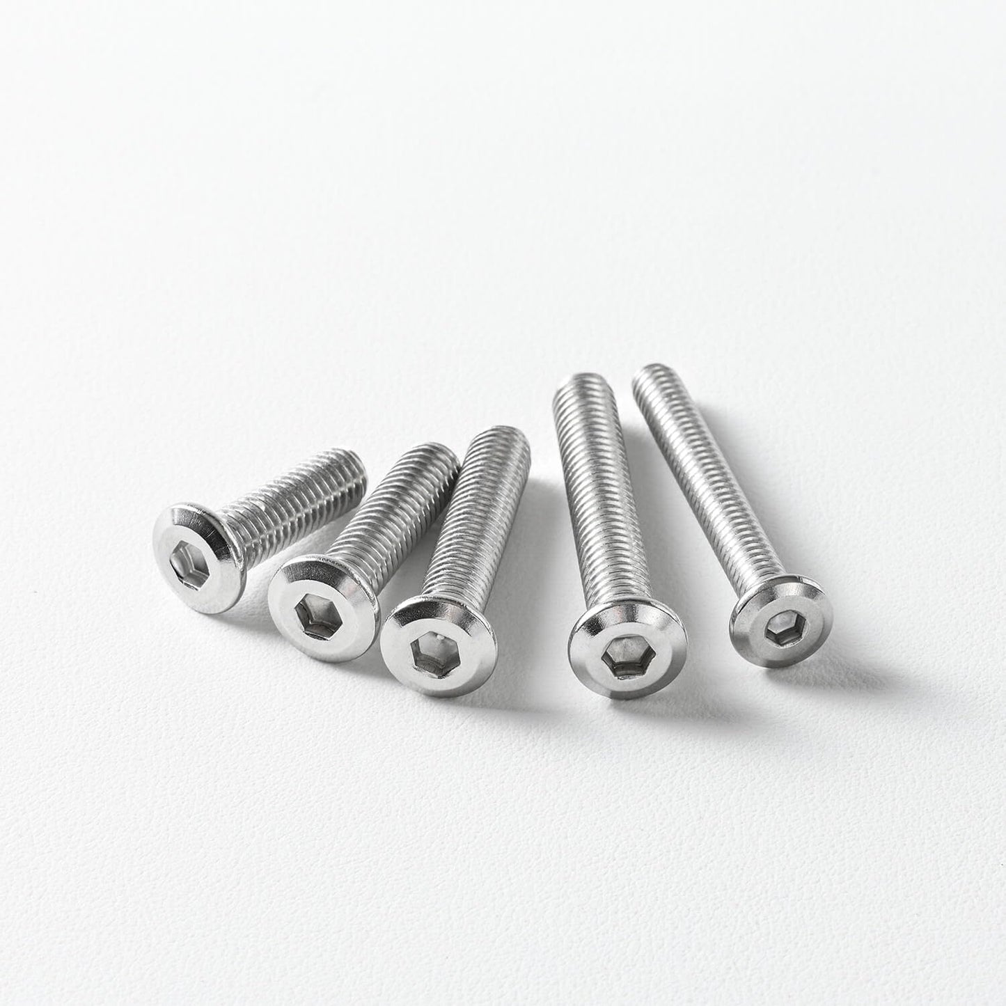 1/4-20 x 1-1/2" (20 Pack) Flat Head Hex Socket Cap Screws Bolts, 304 Stainless Steel 18-8, Hex Drive, Bright Finish, Fully Machine Thread