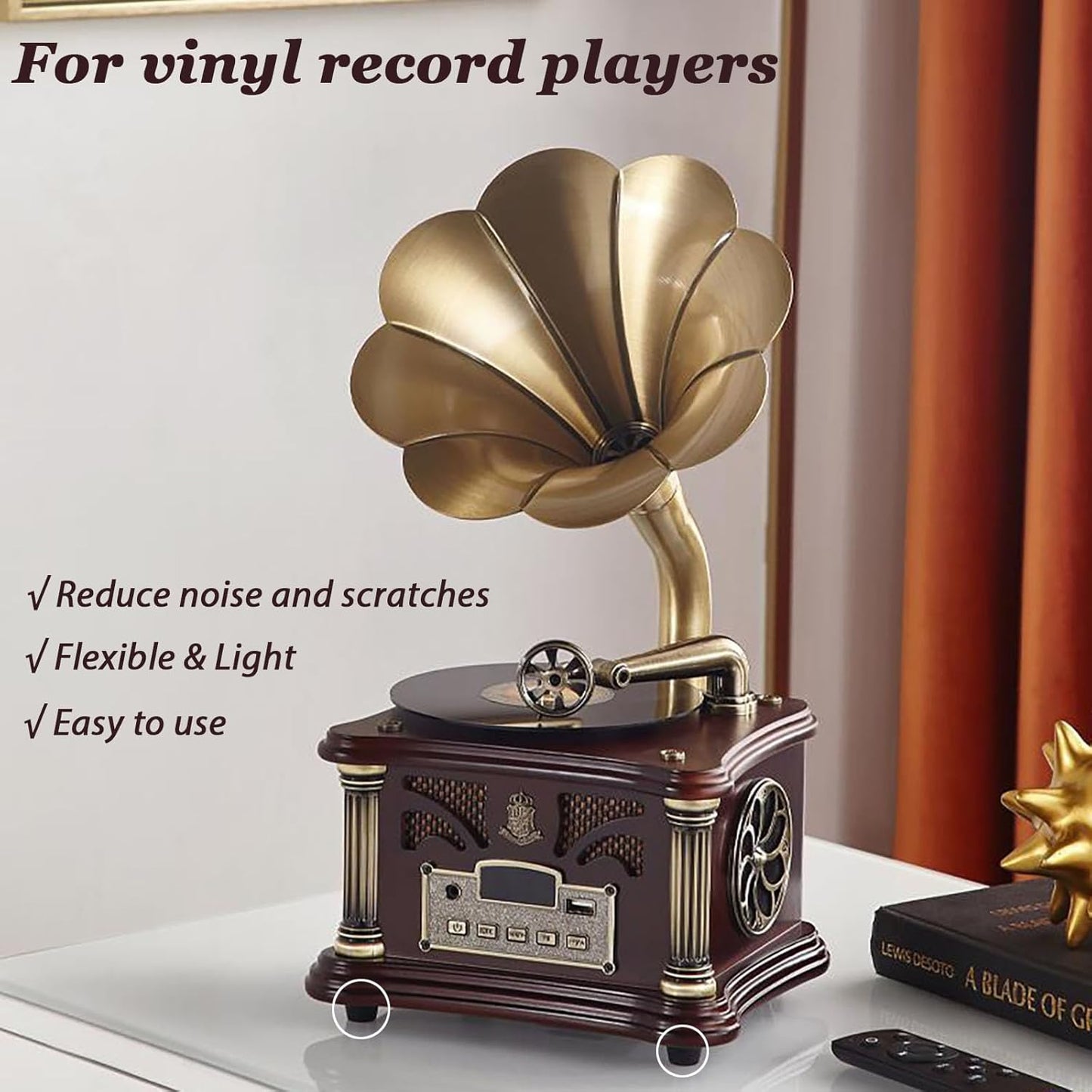 1.2" Silicone Non-Skid Speaker Pads-16Pack, Adhesive, for Small Speakers, Turntable, Subwoofer Isolation Feet, Reduced Resonance & Vibration