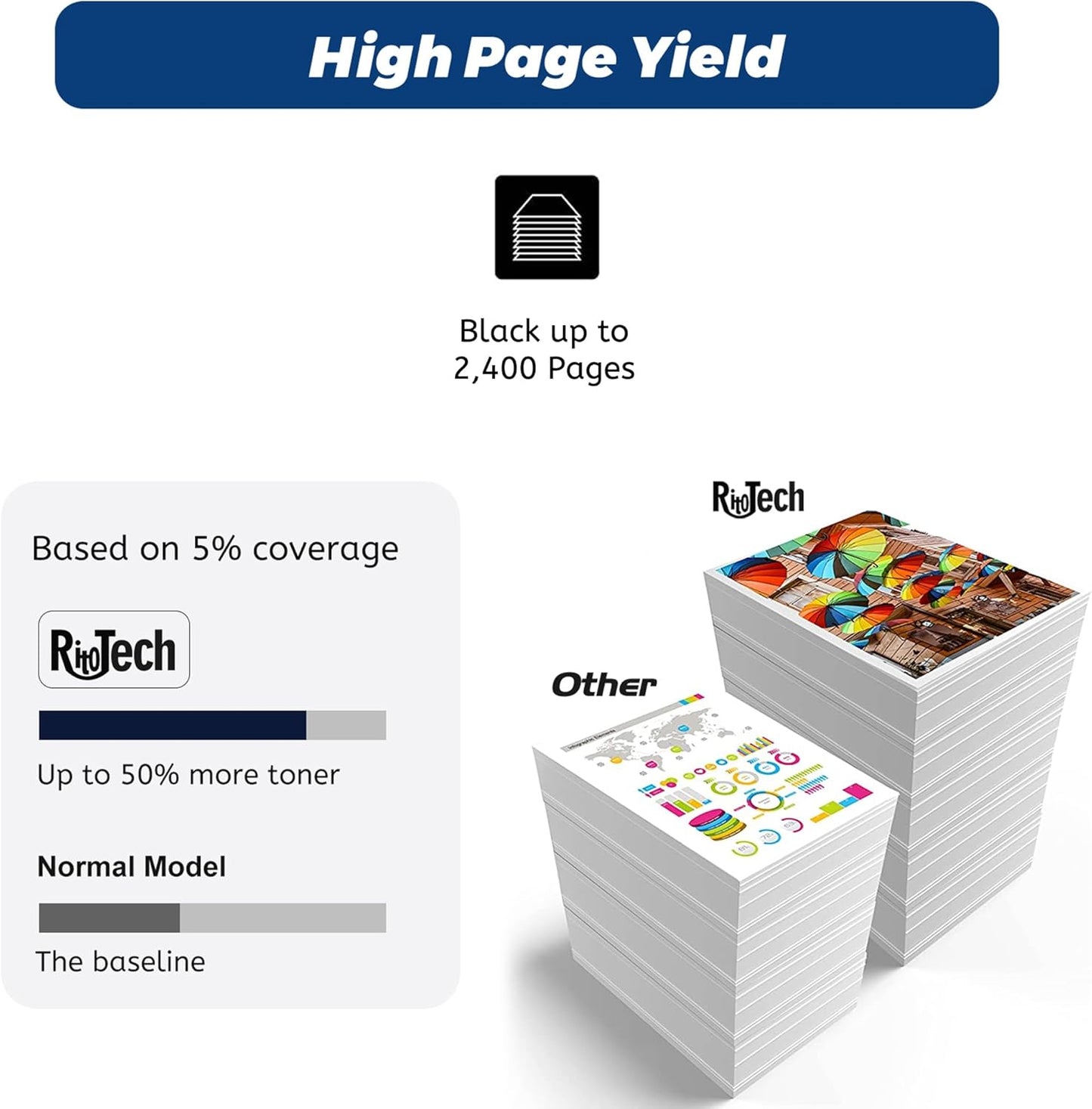 414A 414X Black Toner Cartridge - with Chip Replacement for HP 414A 414X W2020A,for HP Color Laserjet Pro MFP M479fdw M479fdn M479fdw M454dw M454dn Printer Ink, 2 Pack No Fading,No Streak