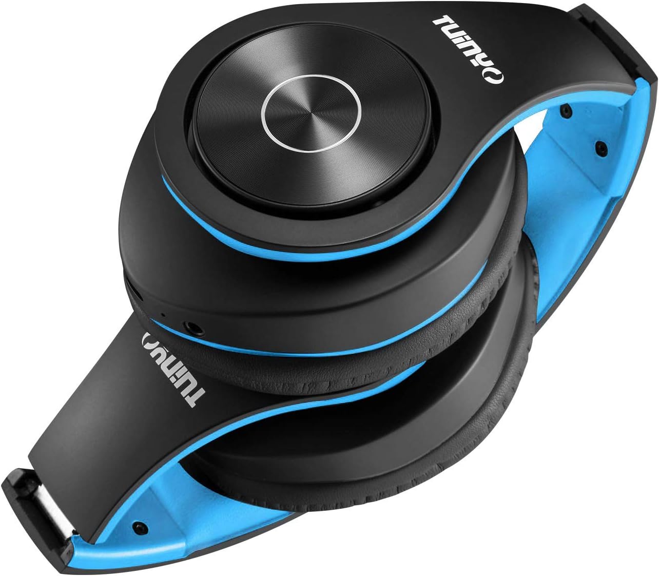 TUINYO Wireless Bluetooth Headphones - Over Ear Headset with 40H Playtime, Deep Bass, Memory-Protein Earmuffs, Mic & Wired Mode - Compatible with PC, Cell Phones & TV | Model