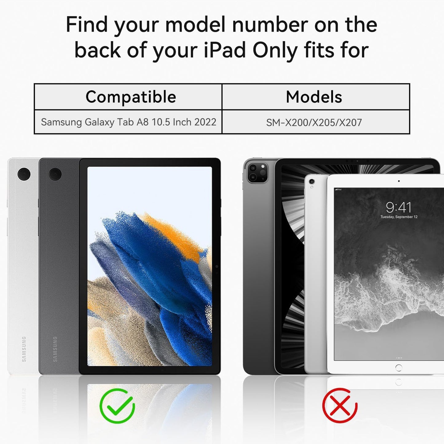 for Samsung Galaxy Tablet A8 Case 10.5 inch 2022 SM-X200/X205/X207 with Screen Protector [360 Rotating Stand] &Hand Shoulder Strap Shockproof Rugged Protective Cover|Pink&Beige