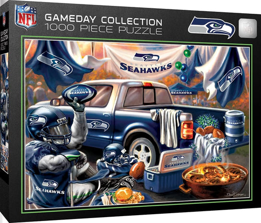 MasterPieces NFL Gameday Puzzles Collection - NFL Gameday Tailgate 1000 Piece Jigsaw Puzzle