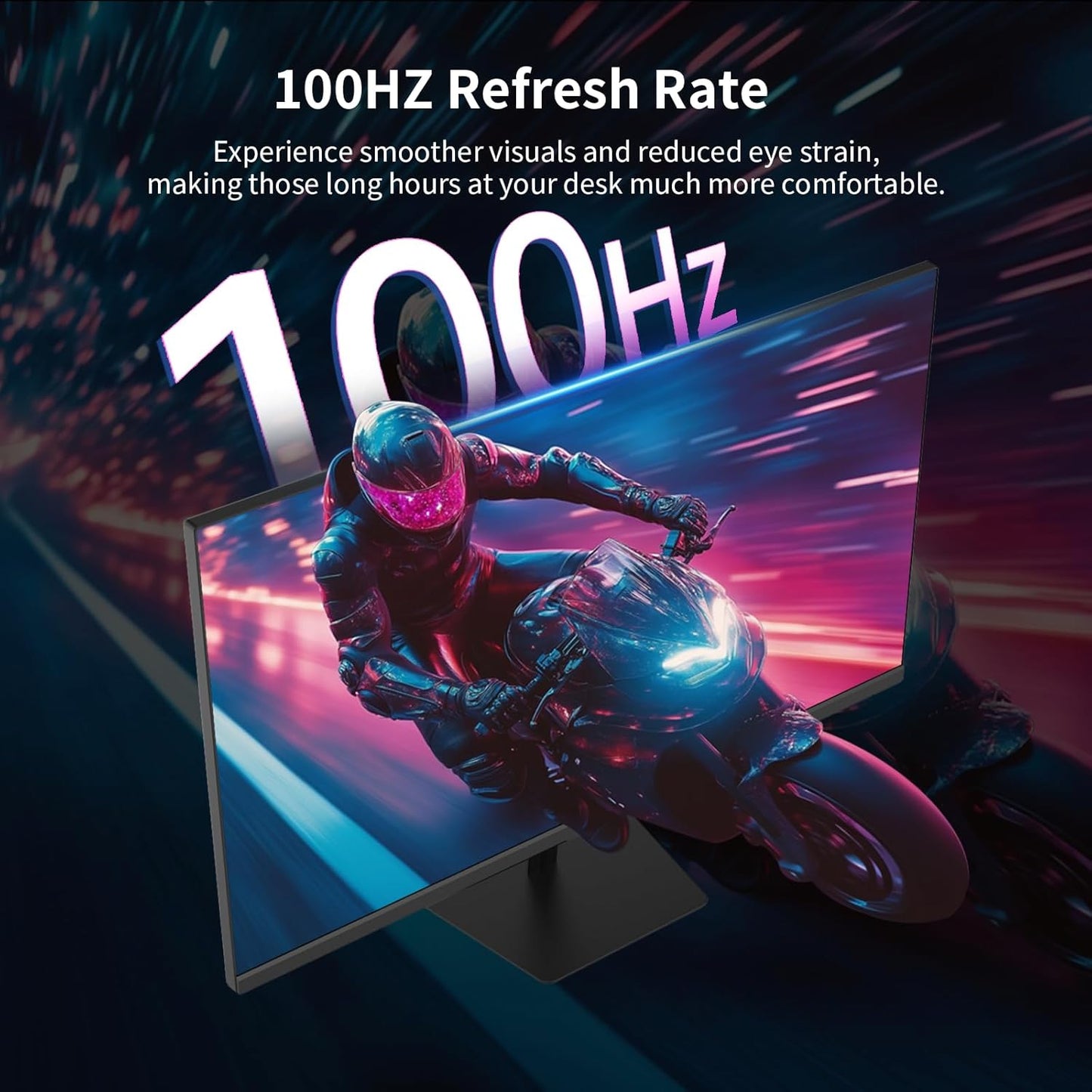 KTC 24.5 Inch 100Hz IPS Computer Monitor - FHD(1920 x 1080P), Anti-Blue Light Screen, 126% sRGB, 16.7M, Support FreeSync and GSync, PC Monitor for Casual Gaming and Working