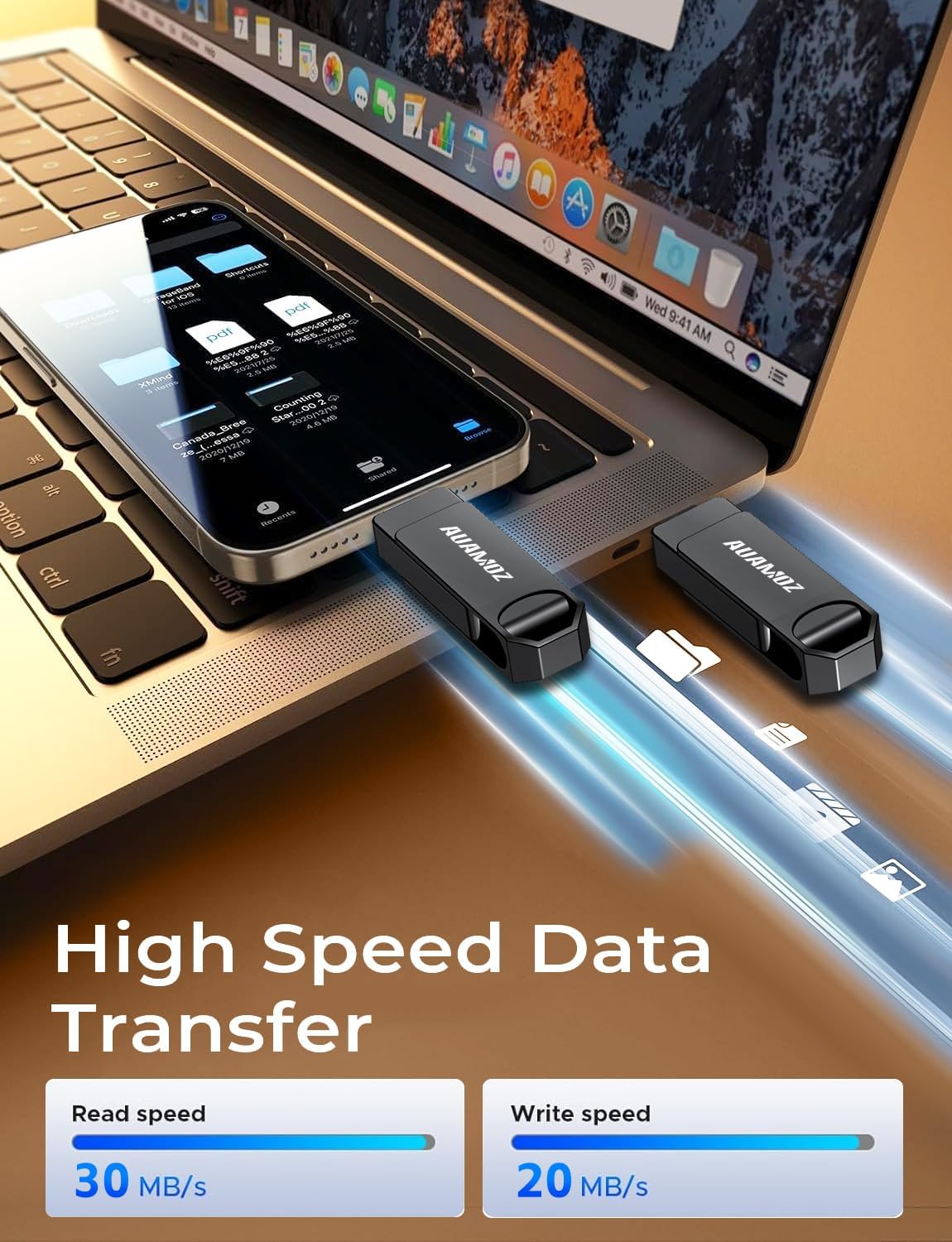 512GB Flash Drive Intended for iPhone, Memory Stick Storage Files Photos Videos Backup, Compatible with iPhone iPad Android PC, Plug and Play, No Application Required (Metal Gray)