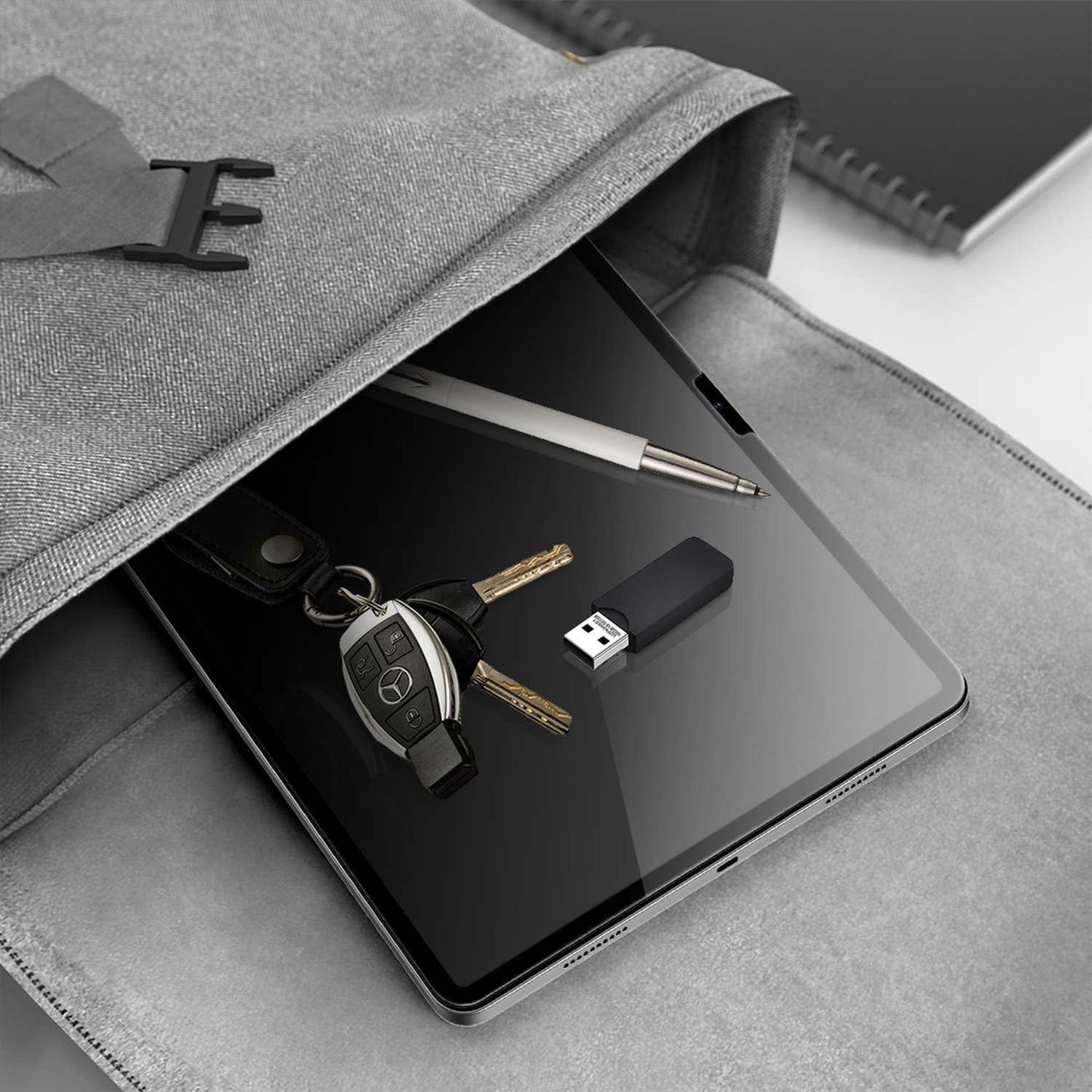 FLOLAB ONETIME NanoArmour Screen Protector for iPad Air 13 Inch 2024 Tempered Glass, TruColor, Blue Light Blocker, No Blue Tint, Original Display Color, Ultra Clear, Easy Install, Durable