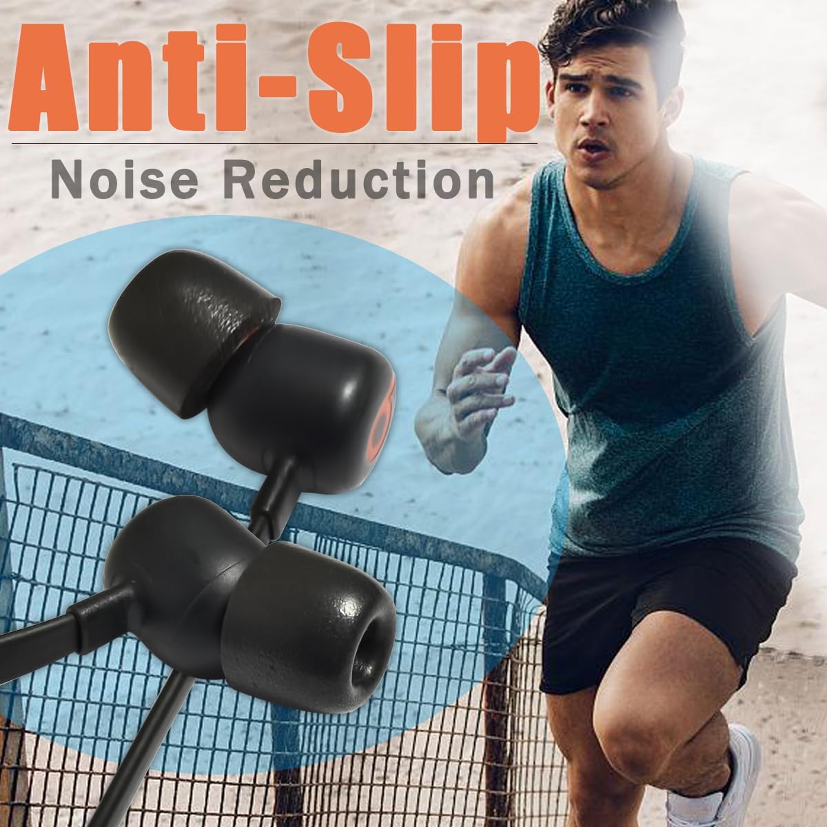 Small Memory Foam Tips Replacement Earbuds Tips Fit 4.5mm-6mm Anti-Slip Isolation Noise Replacement Ear Tips Foam for in-Ear Earphones with Storage Box