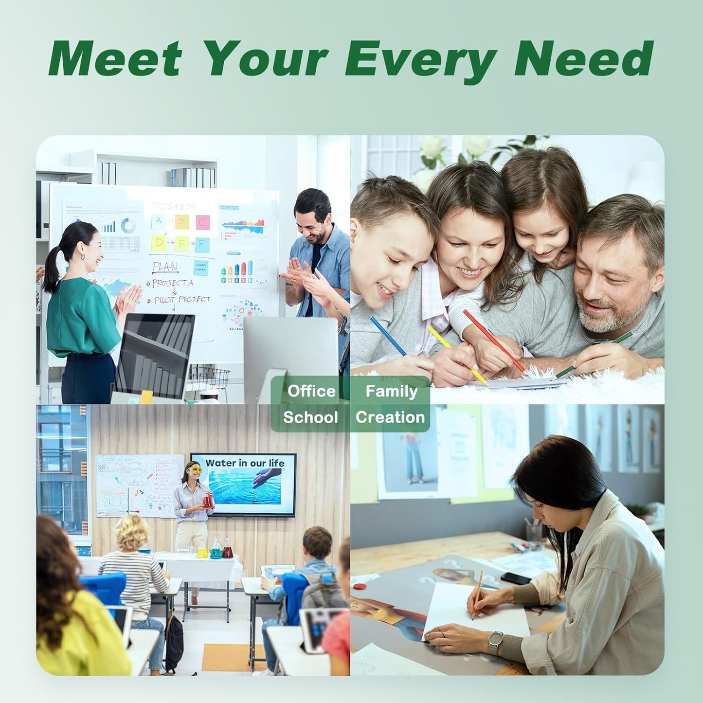 MYTONER 64XL Ink Cartridge Black/Color Combo Pack Remanufactured Replacement for HP Ink 64 HP 64XL Ink for Envy Photo 7855 7858 7100 7155 7120 6252 7800 7158 Tango Series Printer 2 Pack