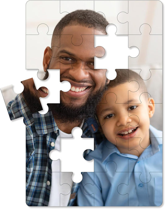 I See Me! Photo Personalized Puzzle for Father's Day - 24 Piece (Vertical/Portrait)